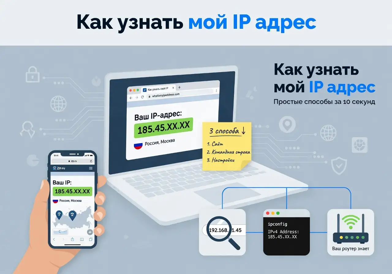 Как узнать свой IP-адрес